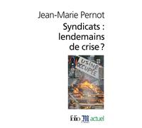 Jean-Marie Pernot – Syndicats : lendemains de crise ? – Poche