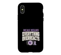 Syndrome d'activation des mastocytes MCAS Warrior Support Coque pour iPhone X/XS