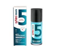 syNeo Lot de 5 déodorants anti-transpirants MAN Roll-On pour homme - Anti-transpiration - Anti-transpiration - Anti-transpiration - Anti-transpirant - Pour homme - 50 ml