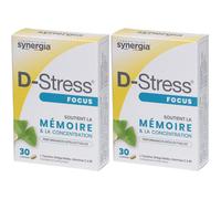 Synergia D-Stress Focus Capsule(S) 2x30 pc(s)