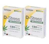 Synergia D-Stress Relaxation CBD Capsule(S) 2x30 pc(s)