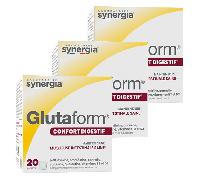Synergia Glutaform 20 sachets - Lot de 3