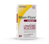 Synergia Maxi-Flore - Ferments Lactiques - Flore Intestinale - 20 Sachets | Vitamine D - Défenses immunitaires - Transit - Forme orodispersible - Équilibre de la flore intestinale