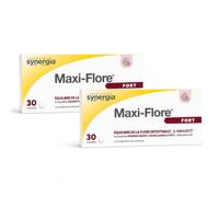Synergia Maxi-Flore Fort - Equilibre Flore Intestinale - Lot 2X30 Comprimés | Complexe de Ferments Lactiques - Renforce les Défenses Immunitaires & Prévient les Infections Bactériennes - avec Vitamine D3
