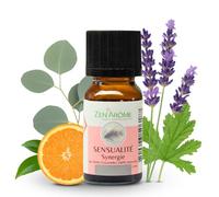 Synergie d’Huiles Essentielles Sensualité - Mélange d’Huiles Essentielles 100% Pure et Naturelle - Utilisation en Diffusion pour l’Aromathérapie - 10ml - Analysé et Conditionné en France - Zen’Arôme
