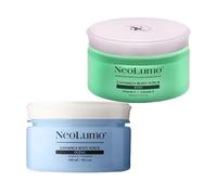 SYNERGY BODY SCRUB Lot de 2 exfoliants nettoyants pour le corps Parfum kiwi et océan