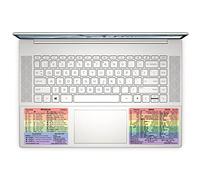 SYNERLOGIC Autocollants de raccourcis clavier Windows + Word/Excel (pour PC) Vinyle sans résidus (arc-en-ciel/grand/combo)