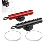 Synkris 2 Pièces Marteau de Sécurité pour Voiture Safe Pro X 2 en 1 Brise Vitre avec Morceaux de Verre et Supports pour Voiture Outil d'Évasion d'urgence Accessoire de Sécurité Automobile Essentiel