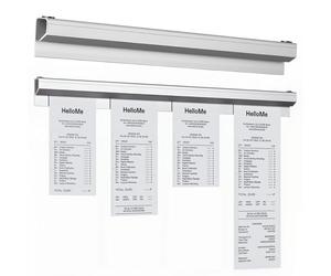 Synkris 2Pcs Porte Bons de Commande 30CM Porte Ticket Antirouille Rail de