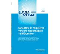 Synodalité et ministères Vers une responsabilité différenciée - Luc Forestier - Revue Internationale De Rechercheen Theologie Pratique - broché - Revue
