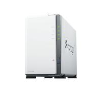 Synology DS223j Station de disque NAS 2 baies (Realtek RTD1619B 4-Core 1,7 GHz, 1 Go de RAM DDR4, 1 x RJ-45 1 GbE) avec 2 disques durs WD RED Plus 12 To (WD120EFBX - 68B0EN0)