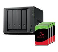 Synology DS925+ Bundle 16To Seagate (Ironwolf 4X 4To) NAS de bureau 4 baies, ports 2,5 GbE, 4 Go de RAM