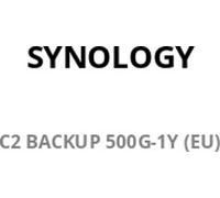 Synology C2 BACKUP 500G-1Y (EU) Licence de sauvegarde 500 Go 1 an