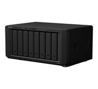 Synology Disk Station DS1821+ - Serveur NAS - 8 Baies - SATA 6Gb/s - RAID 0, 1, 5, 6, 10, JBOD - RAM 4 Go - Gigabit Ethernet - iSCSI support