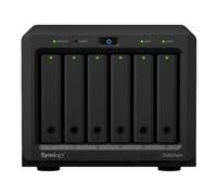 Synology Disk Station DS620slim - Serveur NAS - 6 Baies - SATA 6Gb/s - RAID 0 1 5 6 10 JBOD - RAM 2 Go - Gigabit Ethernet - iSCSI support