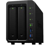 Synology Disk Station DS718+ - Serveur NAS - 2 Baies - RAID 0, 1, 5, 6, 10, JBOD - RAM 2 Go - Gigabit Ethernet - iSCSI support