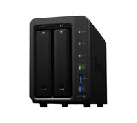 Synology Disk Station DS718+ - Serveur NAS - 2 Baies - RAID 0, 1, 5, 6, 10, JBOD - RAM 2 Go - Gigabit Ethernet - iSCSI support