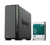 Synology DiskStation DS124 NAS 1 Baie - Cloud Privé Sécurisé, Sauvegarde