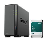 Synology DiskStation DS124 NAS 1 Baie - Cloud Privé Sécurisé, Sauvegarde