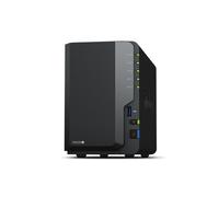 Synology DiskStation DS220+ serveur de stockage NAS Compact Intel® Celeron® J4025 2 Go DDR4 0 To Noir