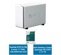 Synology DiskStation DS223J Serveur NAS HAT3300 8To (2x4To)