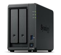 Synology DiskStation DS725+ serveur de stockage NAS Ryzen Embedded R1600 4 Go DDR4 0 To Noir