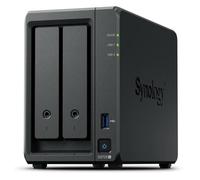 Synology DiskStation DS725+ serveur de stockage NAS Ryzen Embedded R1600 4 Go DDR4 0 To Noir