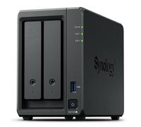 Synology DiskStation DS725+ serveur de stockage NAS Ryzen Embedded R1600 4 Go DDR4 0 To Noir