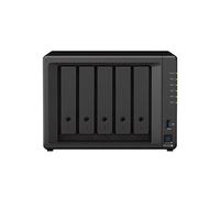 Synology DiskStation NAS DS1522+ DiskStation NAS AMD Ryzen R1600 8 Go de RAM 4 x RJ-45 1 GbE avec 5 disques durs WD Red Plus de 2 To