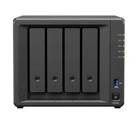 Synology DP340 - Serveur - DT 1 voie - 1 x Ryzen Embedded R1600 / jusqu'à 3.1 GHz - RAM 16 Go - SATA - hot-swap 3.5" baie(s) - HDD 4 x 8 To - 10 Gigabit Ethernet, Gigabit Ethernet - moniteur : aucun