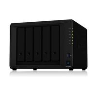 Synology DS1522+ DiskStation NAS 5 baies AMD Ryzen R1600 8 Go RAM 4 x RJ-45 1 GbE Port LAN avec disques durs NAS Seagate IronWolf 5 x 8 To
