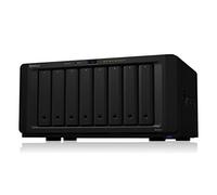 Synology DS1821+ Boîtier NAS pour 8 DD 3.5/2.5p 2.2 GHz 64 bit QuadCore 4 Go 4LAN GB USB3.2 eSata Slot Pcie 2 Slots M.2 2280 NVMe