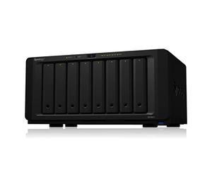 Synology DS1821+ Boîtier NAS pour 8 DD 3.5/2.5p 2.2 GHz 64 bit QuadCore 4 Go 4LAN GB USB3.2 eSata Slot Pcie 2 Slots M.2 2280 NVMe
