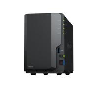 Synology DS223 DiskStation NAS (Realtek RTD1619B Quad-Core 2 Go de RAM 1 port LAN RJ-45 1 GbE) 2 baies 24 To avec 2 disques WD Red Plus de 12 To (Total 24 To)