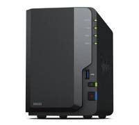 Synology DS223 Solution NAS de bureau à 2 baies de 4 To installée avec 2 disques Western Digital Red Plus de 2 To