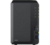 Synology DS223 Station de disque NAS 2 baies (Realtek RTD1619B Quad-Core 2 Go de RAM 1 x RJ-45 1 GbE port LAN) 4 To avec 2 disques durs de 2 To