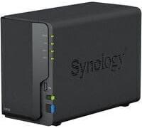 Synology DS223 Station de disque NAS 2 baies (Realtek RTD1619B Quad-Core 2 Go de RAM, 1 x RJ-45 1 GbE) Bundle 40 To avec 2 disques durs de 20 To