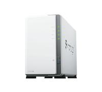 Synology DS223j Station de disque NAS 2 baies (Realtek RTD1619B 4 cœurs, 1,7 GHz, 1 Go DDR4, 1 x RJ-45 1 GbE) avec 2 disques durs Seagate IronWolf 3 To