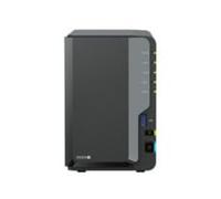 Synology DS224+ Station de disque, NAS à 2 baies (Intel Celeron J4125 4-Core 2,0 GHz, 2 Go DDR4 RAM 2 x RJ-45 1 GbE), 44 To avec 2 disques durs de 22 To
