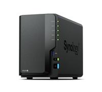 Synology DS225+ NAS 2 baies Intel Celeron J4125 2GHz, 2GB DDR4, 2xGbE, RAID 0/1/JBOD, Synology DSM, HDD/SSD SATA 3.5/2.5", Noir