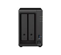 Synology DS723+ Diskstation NAS à 2 Baies (AMD Ryzen™ 4 Threads R1600 Dual-Core 2 Go de RAM, 2 x RJ-45 1 GbE LAN-Port) Ensemble de 8 to avec 2 x 4 to Seagate IronWolf