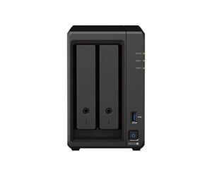 Synology DS723+ Diskstation NAS à 2 Baies (AMD Ryzen™ 4 Threads R1600 Dual-Core 2 Go de RAM, 2 x RJ-45 1 GbE LAN-Port) Ensemble de 12 to avec 2 disques WD 6 to Red Plus