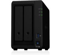 Synology DS723+ Station de disque NAS 2 baies (AMD Ryzen™ 4 threads R1600 Dual-Core 2 Go de RAM 2 x RJ-45 1 GbE port LAN) 8 To avec 2 disques durs Synology Plus Series HDDs (HAT3300-4T)