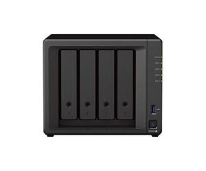 Synology DS923+ 4-Bay Diskstation NAS (AMD Ryzen™ 4 Threads R1600 Dual-Core 4GB Ram 2xRJ-45 1GbE LAN-Port) Bundle 24TB avec 4X 6TB WD Red Plus