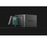 Synology DS923+ Station de Disque NAS 4 Baies (AMD Ryzen™ 4 Threads R1600 Dual-Core 4 Go de RAM 2 x RJ-45 1GbE Port LAN) 16 to avec 4 x HAT3300-4T