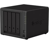 Synology DS923+ Station de disque NAS 4 baies (AMD Ryzen™ 4 threads R1600 Dual-Core 4 Go de RAM 2 x RJ-45 1 GbE port LAN) 16 To avec 4 disques durs Synology Plus Series HDDs (HAT3300-4T)