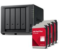 Synology DS925+ Bundle Western Digital (WD Red Plus 4X 4To) 4 Bay Desktop NAS, ports 2,5 GbE, 4 Go de RAM
