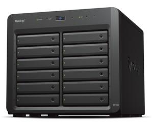 Synology DX1222 Boîtier de disques de stockage Boîtier disque dur/SSD Noir 2.5/3.5