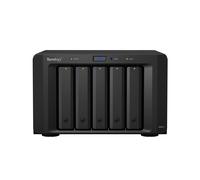 Synology DX517 - Extension 5 Baies SATA 3.5"/2.5" 0 To - eSATA - HDD/SSD - Jusqu'à 80To - Chassis Bureau Noir - 2 Ventilateurs - Compatible Synology DS1817+, DS1517+