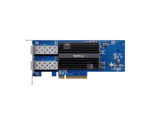 Synology E10G30-F2 Carte d'Extension Interne PCIe vers SFP+ 10 Gbit/s, Profil Bas, PCIe 3.0, 168x17.3x69mm, Température 0-40°C